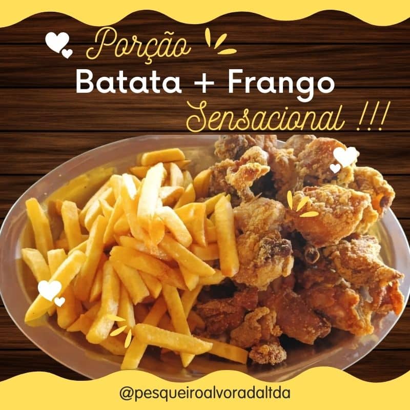 Porcao-de-frango-com-Batata-frita-Pesqueiro-Alvorada